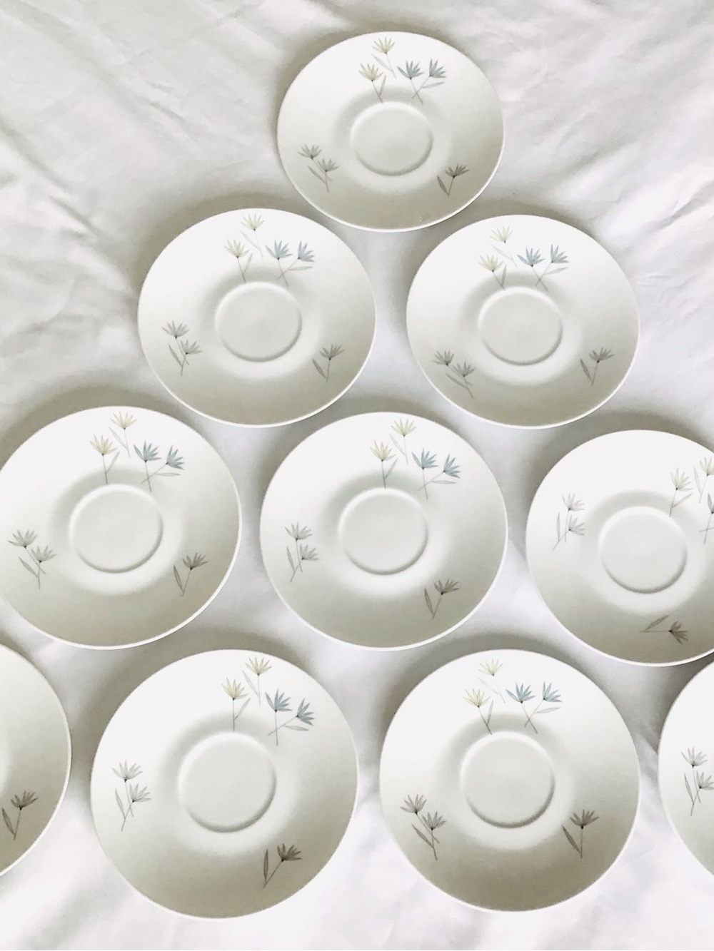 Vintage Rosenthal Porcelain Saucers - Set of 10